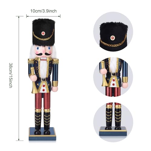 15 Inch Handcrafted Wooden Nutcracker Figure C6435