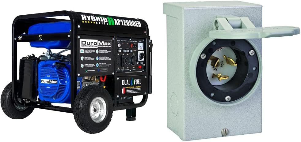 Dual Fuel Portable Generator 10000 Watt Electric Start Y754896