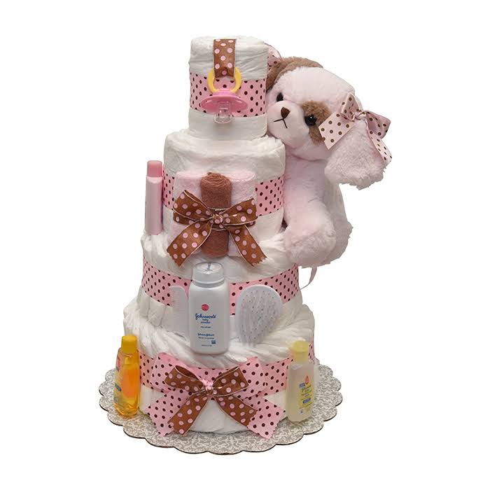 4 Tiers Diaper Cake M4748
