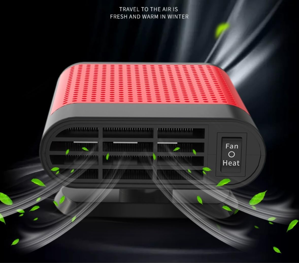 12V 150W Portable Car Heater Defroster with 360-Degree Suction Holder Z37258