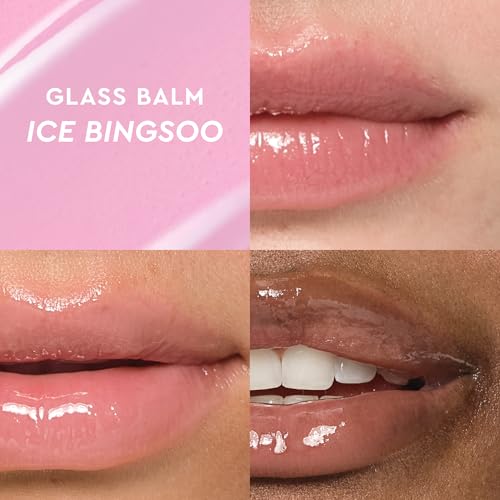 Mini Glass Balm Lip Treatment Set of 4 Vegan Lip Balms P161568
