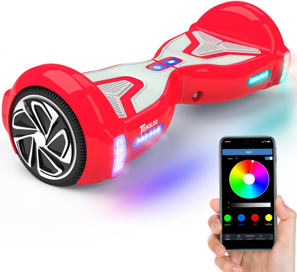 6.5" Wheel Self-Balancing Scooter with Bluetooth Speaker and LED Lights Q657