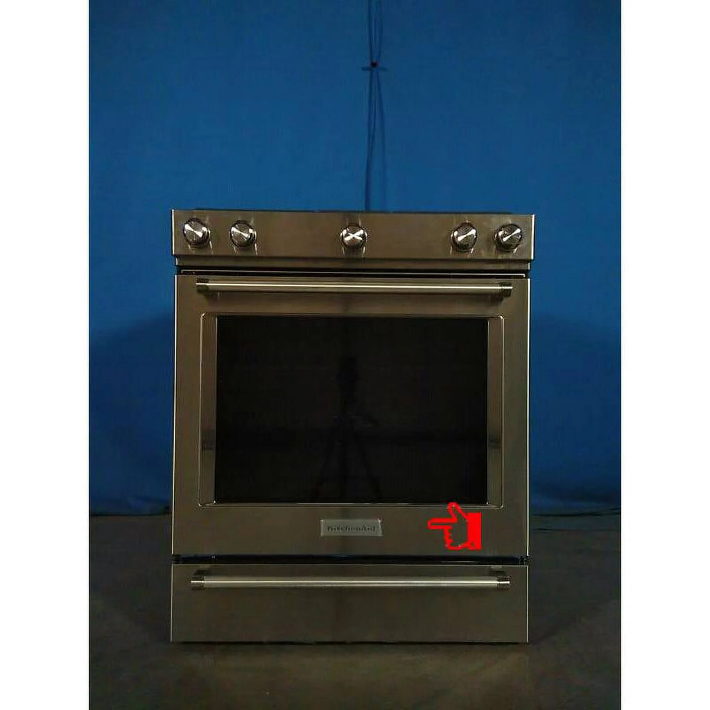 7.1 Cu. Ft. 5 Burner Dual Fuel Slide-in Range B349490
