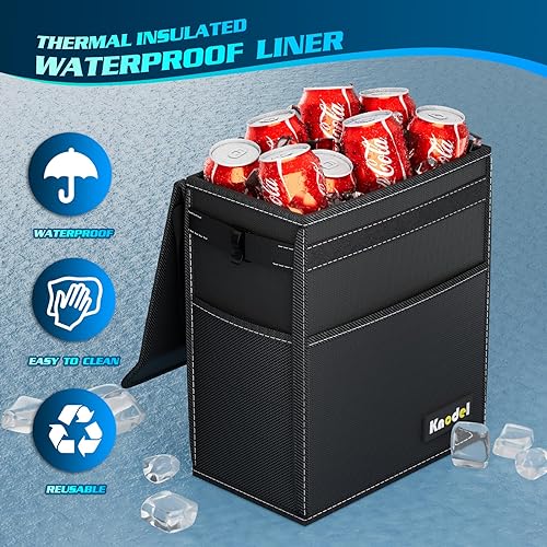 Large Car Trash Can with Lid U56405