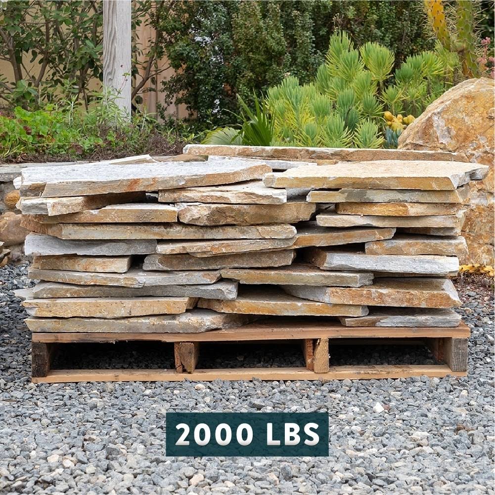Salmon Red Natural Flagstone Stepping Stone Slabs K3922