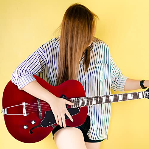 Red Hollow Body Electric Guitar R326043