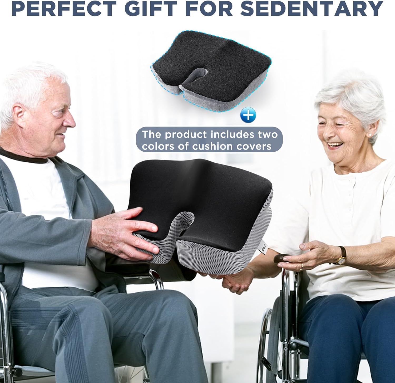 Thick Memory Foam Seat Cushion with extra replacement cushion cover U55577
