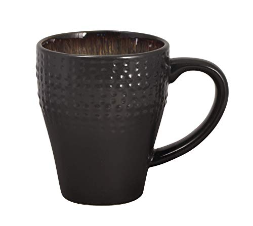 16-Piece Stoneware Dinnerware Set, Dark Brown M954693