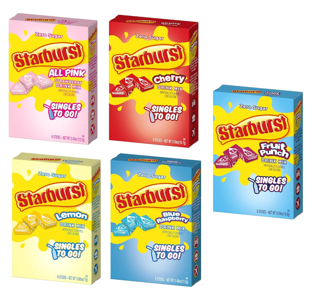 Sugar Free Water Enhancers Variety Pack of 12-72 Total Servings D49301