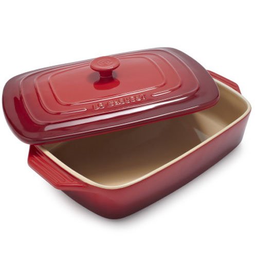 Stoneware Covered Rectangular Casserole, 3.5 qt. T808580