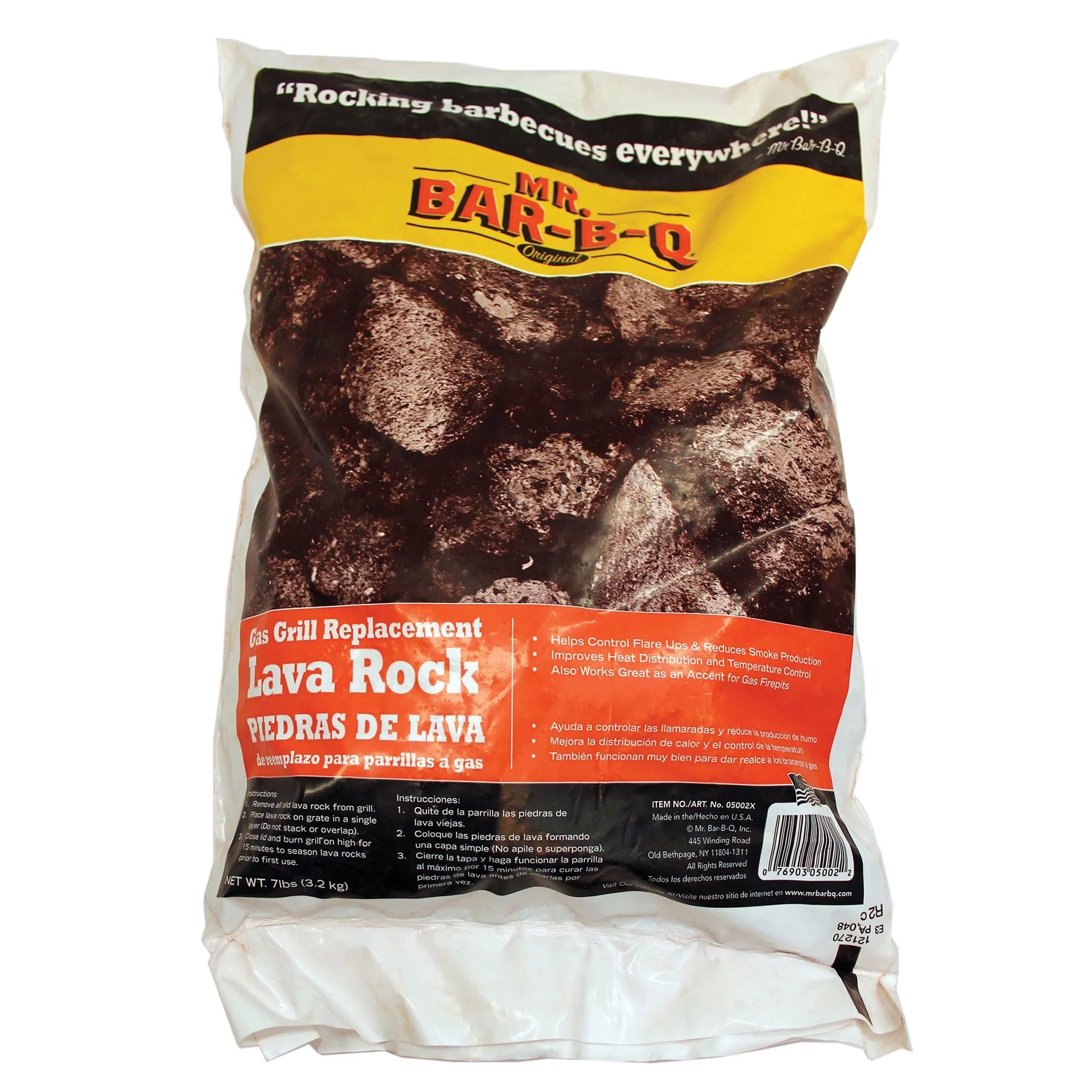 Natural Lava Rocks for Fire Pit Gas Grills 7 Lb. N210303