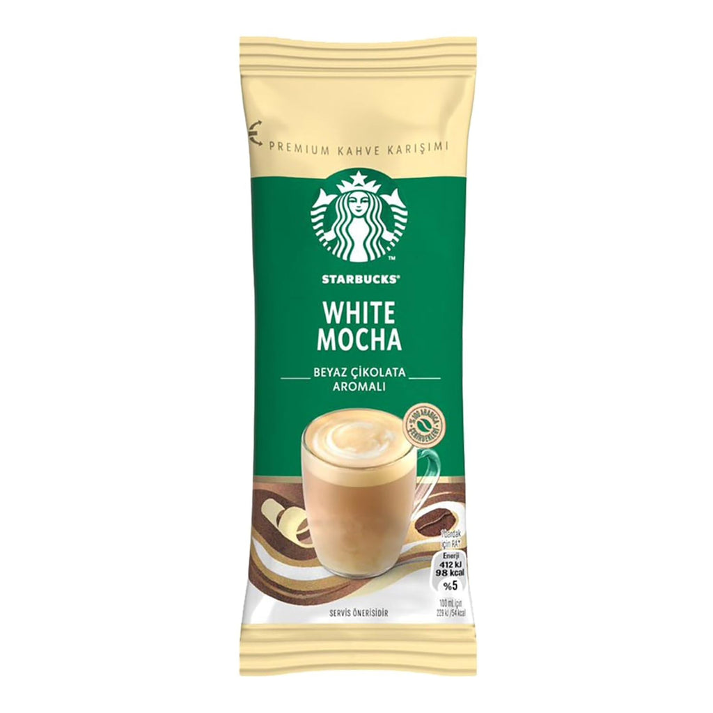 White Mocha Premium Instant Coffee, 1 box (10 packets) J442