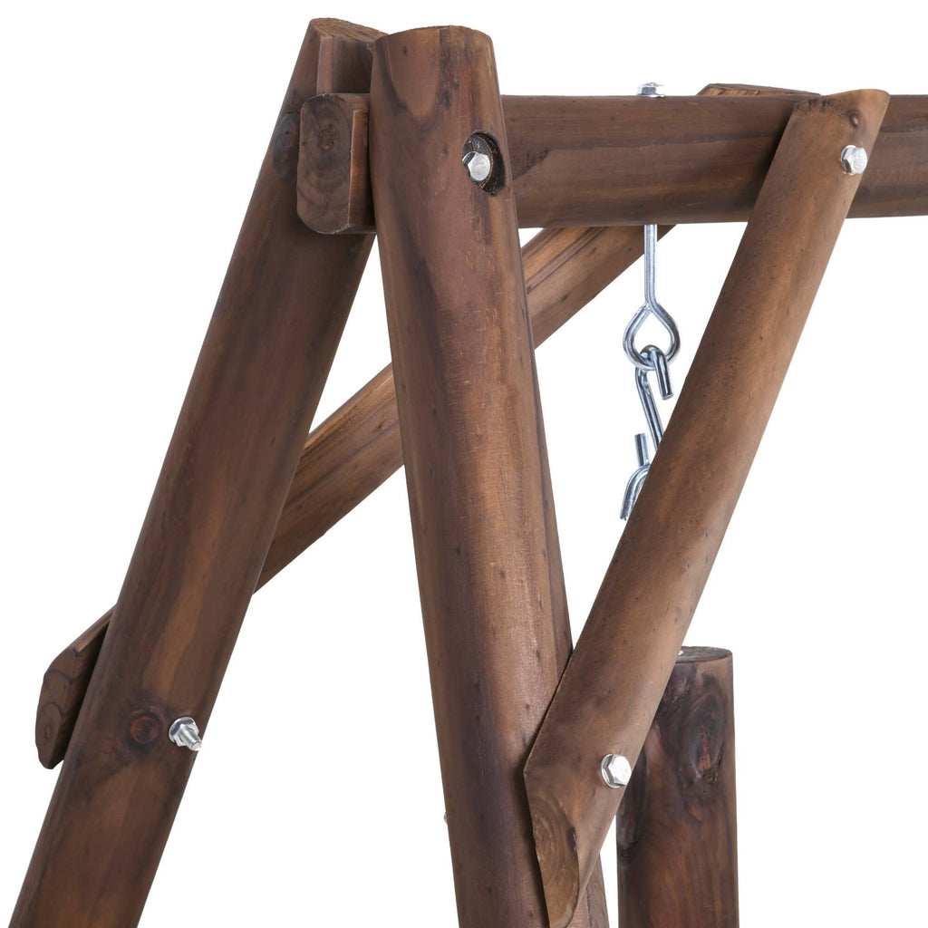 6.5 ft Outdoor Solid Wood Garden Swing B1827
