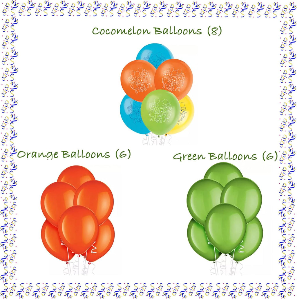 Birthday Party Supplies Decoration Kit with Balloons, Tablecloth, Plates, Napkins, Candles Serves 16 G5290