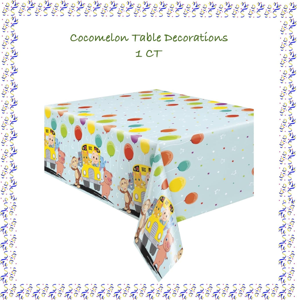 Birthday Party Supplies Decoration Kit with Balloons, Tablecloth, Plates, Napkins, Candles Serves 16 G5290