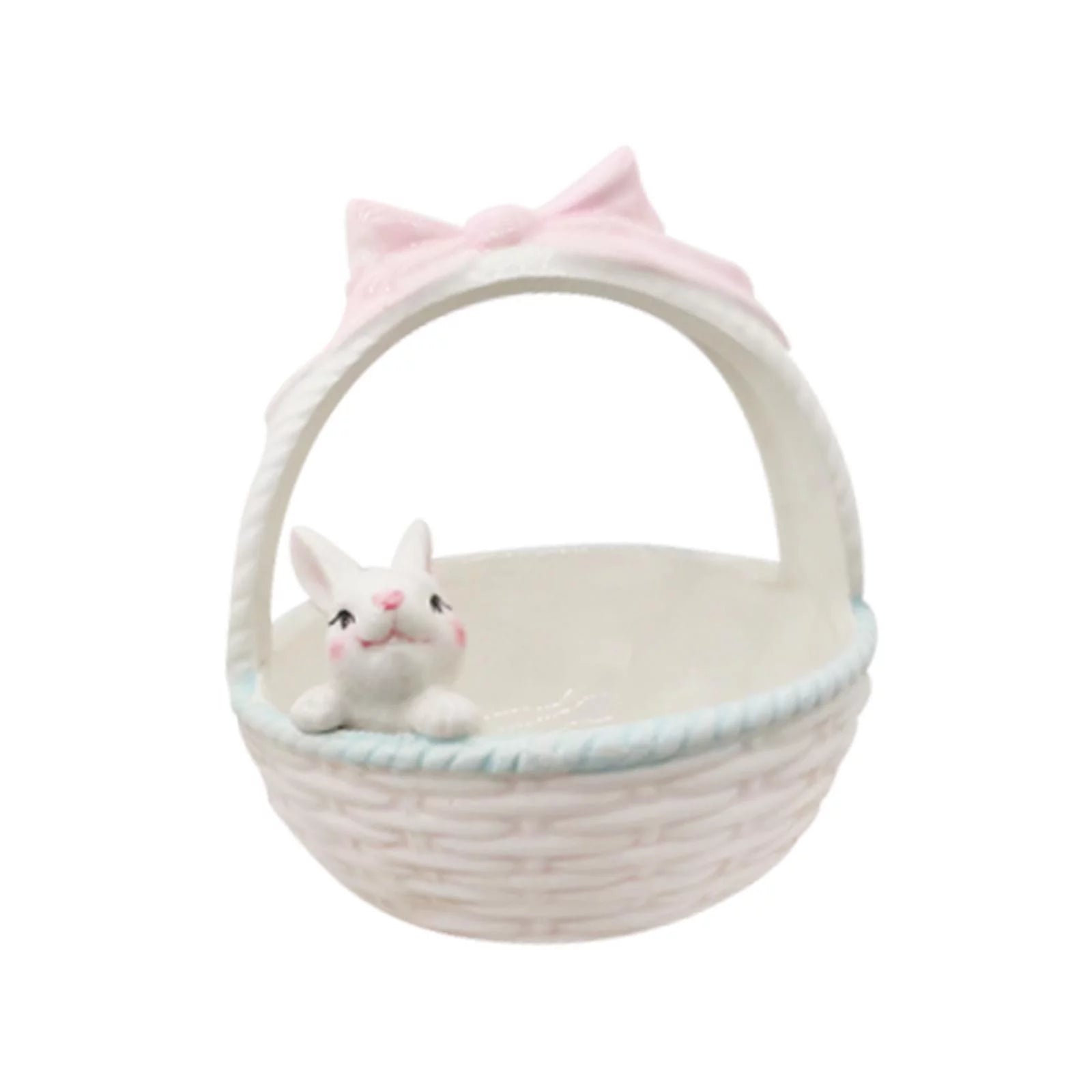 Ceramic Rabbit Easter Basket Bunny Bowls Small Candy Serving Bowls Y5966