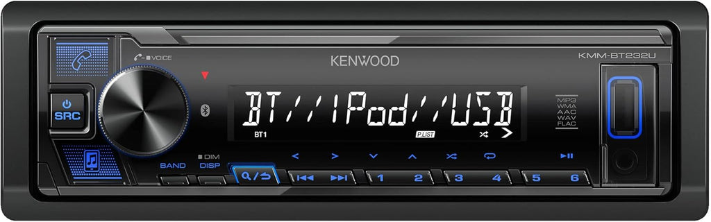 Bluetooth Car Stereo with USB Port, AM/FM Radio, MP3 Player, Detachable Face K895108