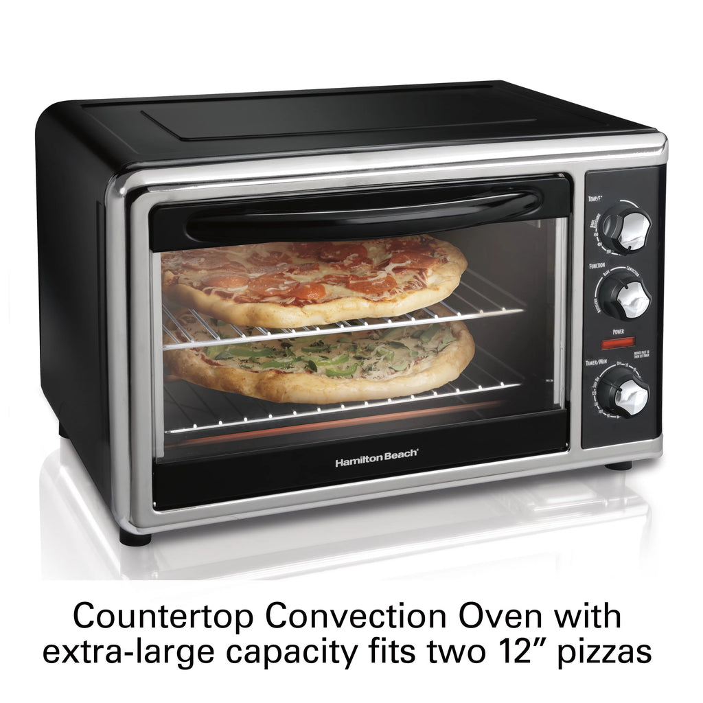 Extra Large Capacity Convection Countertop Oven with Rotisserie, Silver N22099