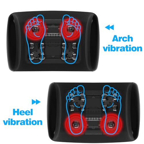 Electric Shiatsu Foot Massager with Heat, Adjustable Vibration Speed Z848