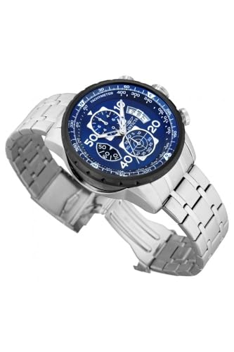 Stainless Steel Quartz Watch - 48mm Z206