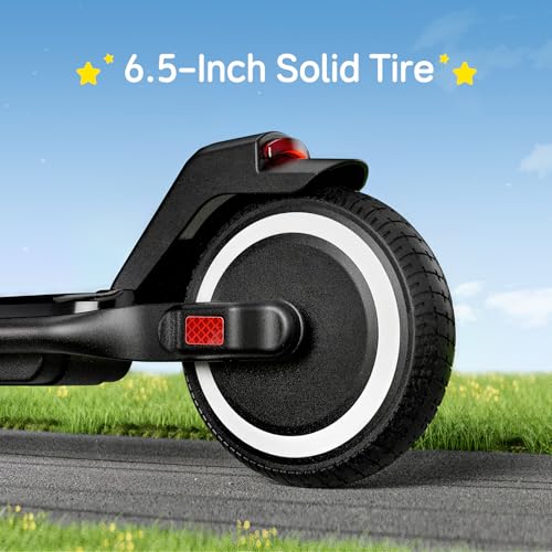 Kids Electric Scooter, 3/6/10mph Speeds, Adjustable Height, 150W, Dual Brake K6229
