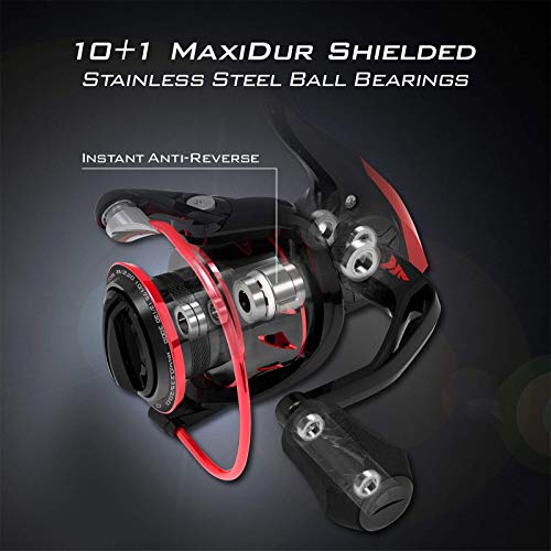 Carbon Fiber Spinning Reel with 39.5 LBs Max Drag D311109