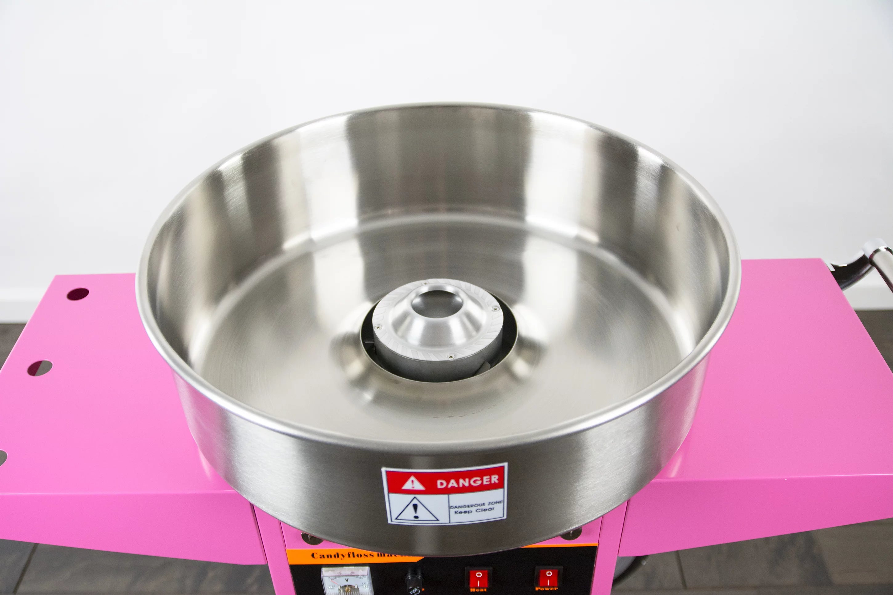 Pink Electric Cotton Candy Machine with Cart Stand S81919