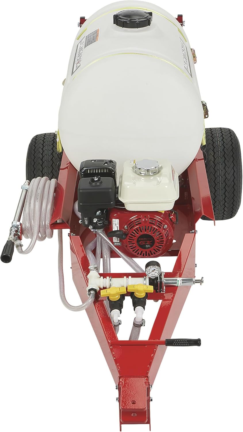 55-Gallon Tow-Behind Trailer Sprayer with 7 GPM 160cc Honda Engine A34610