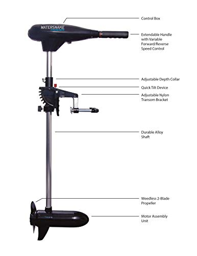 30-Pound Thrust 30-Inch Shaft 12-Volt Trolling Motor C601893