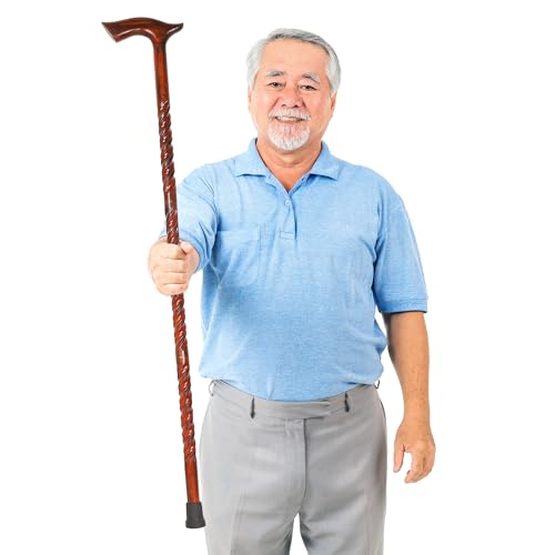 Natural Wood Walking Stick Cane Q97542