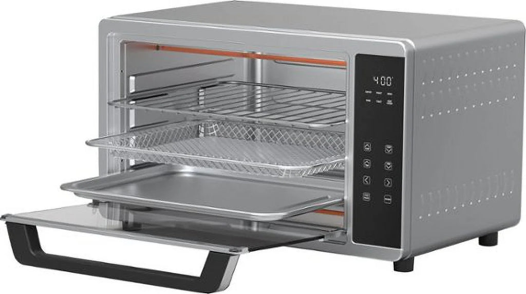 6-Slice Air Fryer Toaster Oven with Rotisserie Stainless Steel S4049