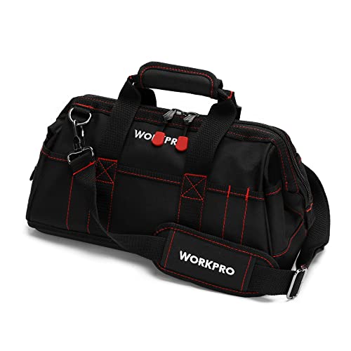 16-inch Wide Mouth Tool Storage Bag with Water Proof Rubber Base B931629