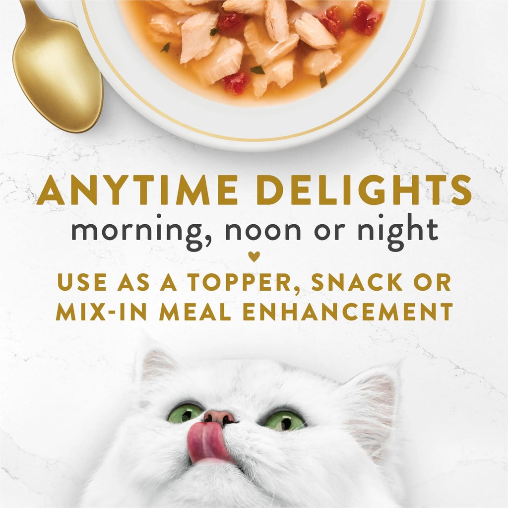 (8 pack) Wet Cat Food, Salmon & Vegetables, 1.4 oz Pouch X459902