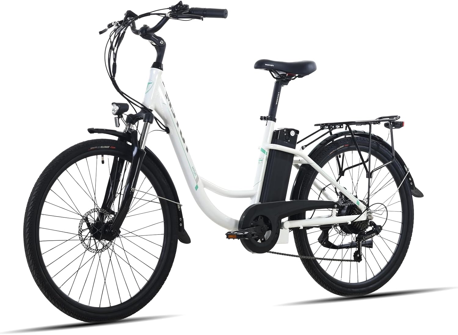 26'' Electric Bike with 36V 10.4Ah Removable Battery, 350W Motor, 7-Speed Gears O439