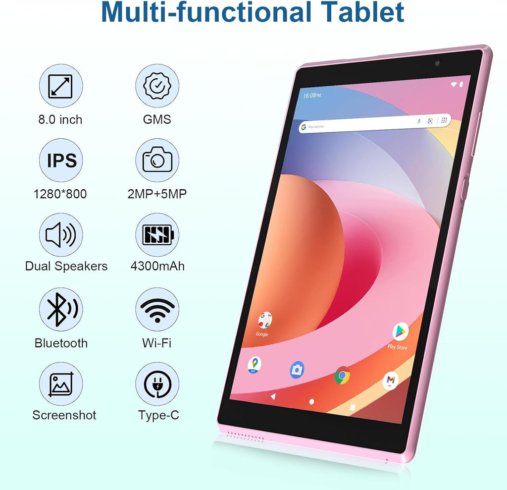 Pink 8 inch Android Tablet O409418