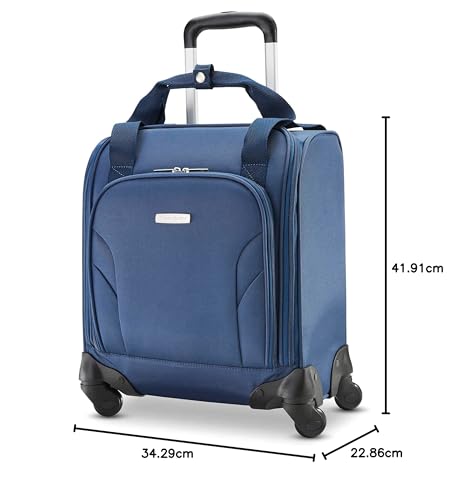 Purple Underseat Carry-On Spinner with USB Port E51971
