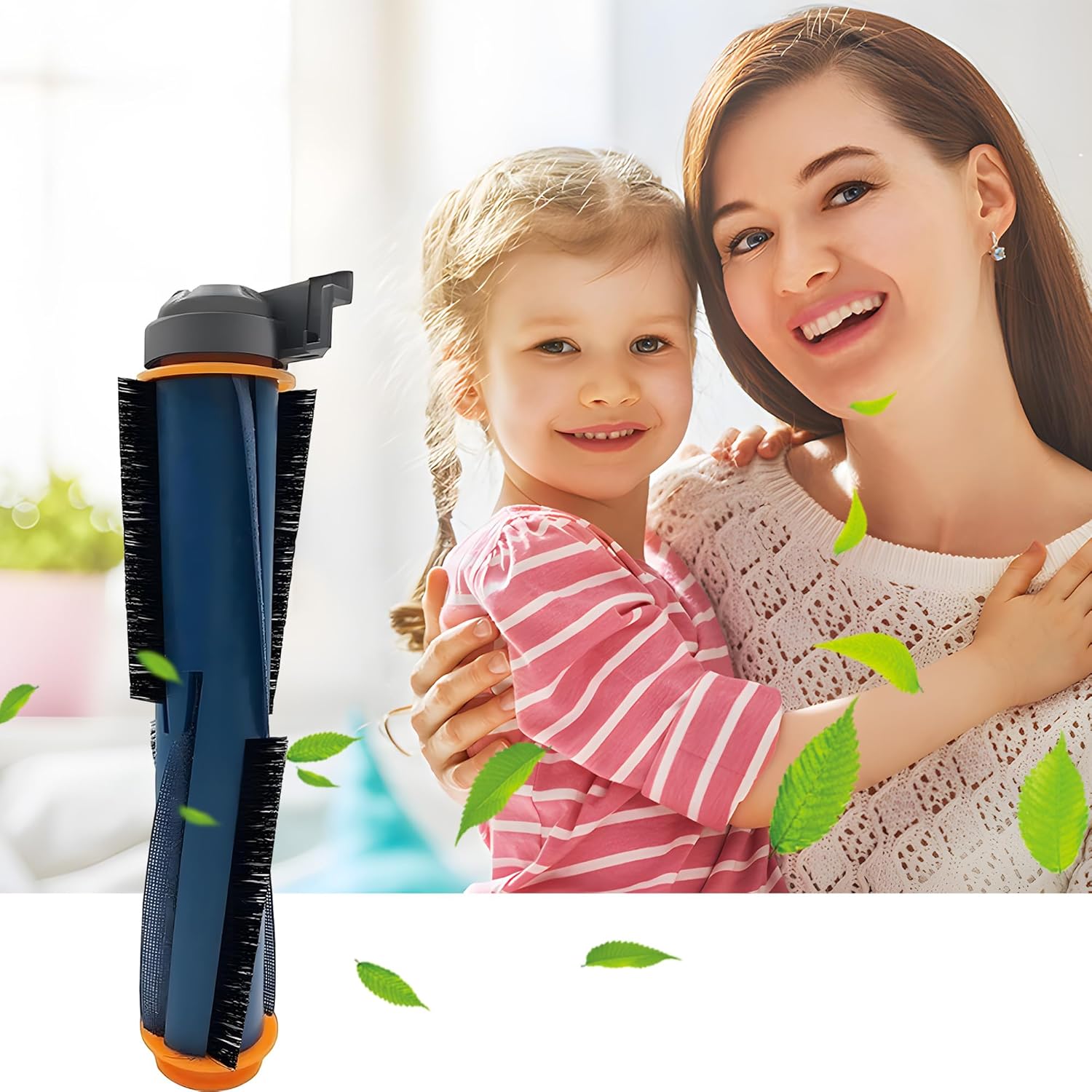 10 PCS Vacuum Accessories Kit with 1 Main Brush, 6 Side Brushes, 2 Filters, 1 Cleaning Brush Y736