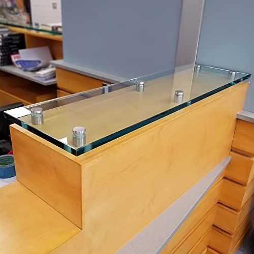 Rectangle Glass Table Top, 36 in x 72 in, Clear I640720