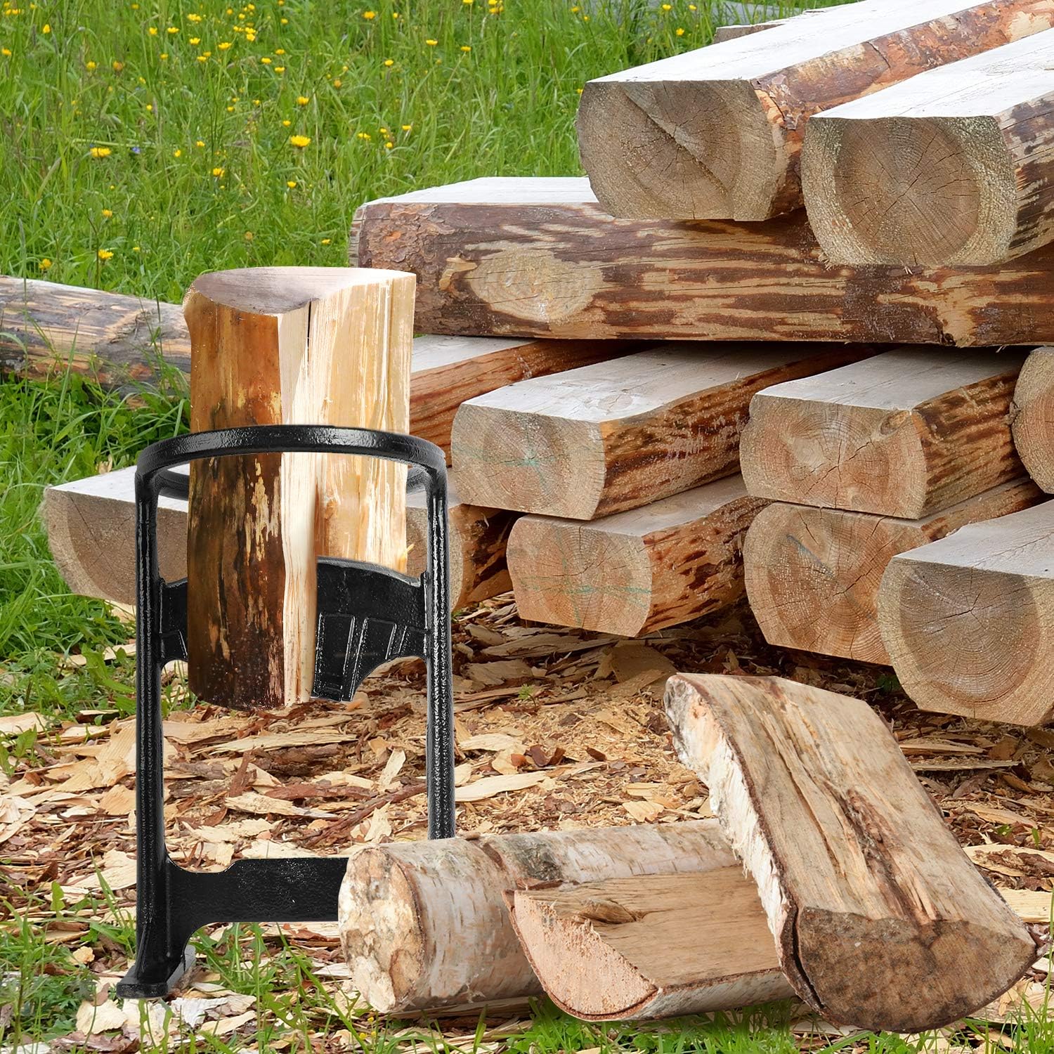 Cast Steel Firewood Cutter Pack of 2 Y74945
