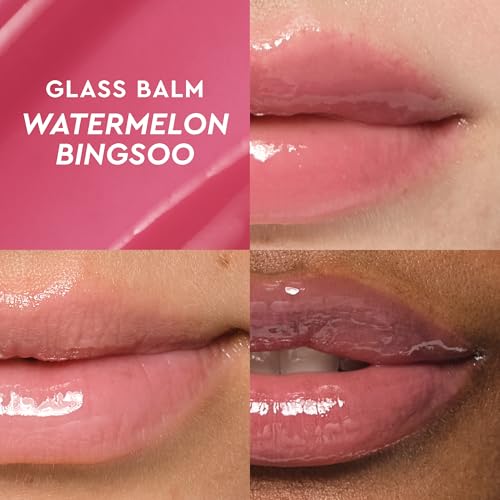 Mini Glass Balm Lip Treatment Set of 4 Vegan Lip Balms P161568