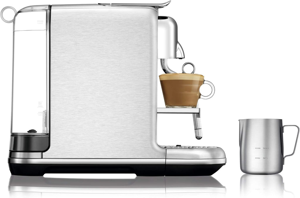 Brushed Stainless Steel Nespresso Machine T679