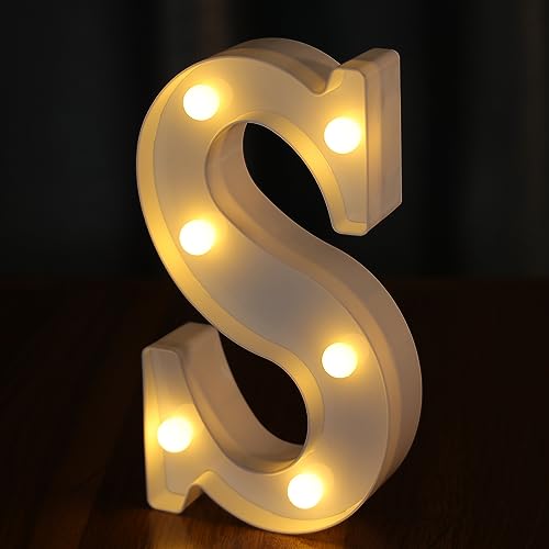 Battery Powered LED Marquee Light Up Letters C25195