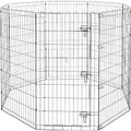 Foldable Metal Pet Dog Exercise Fence Pen with Gate A119617