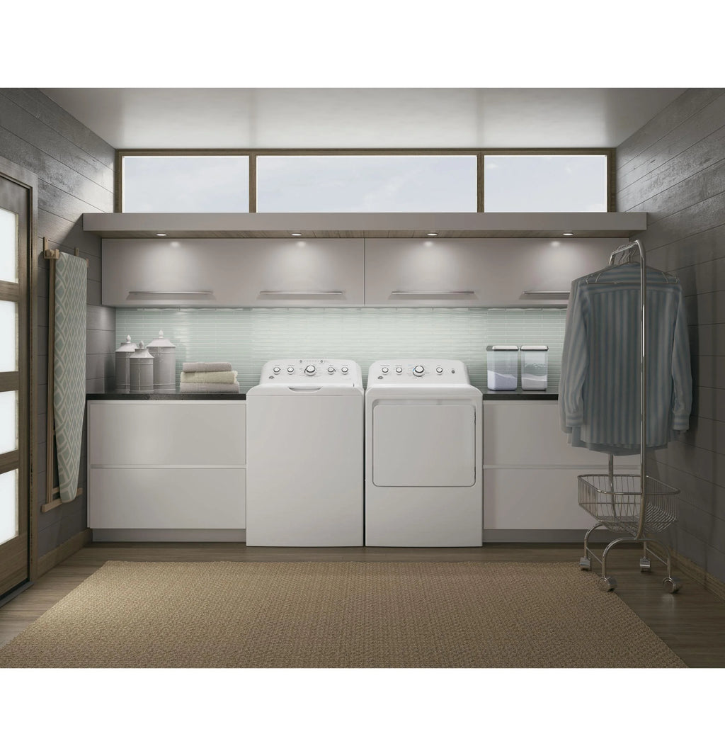 27" Wide 7.2 Cu. Ft. Front Loading Gas Dryer White V4568