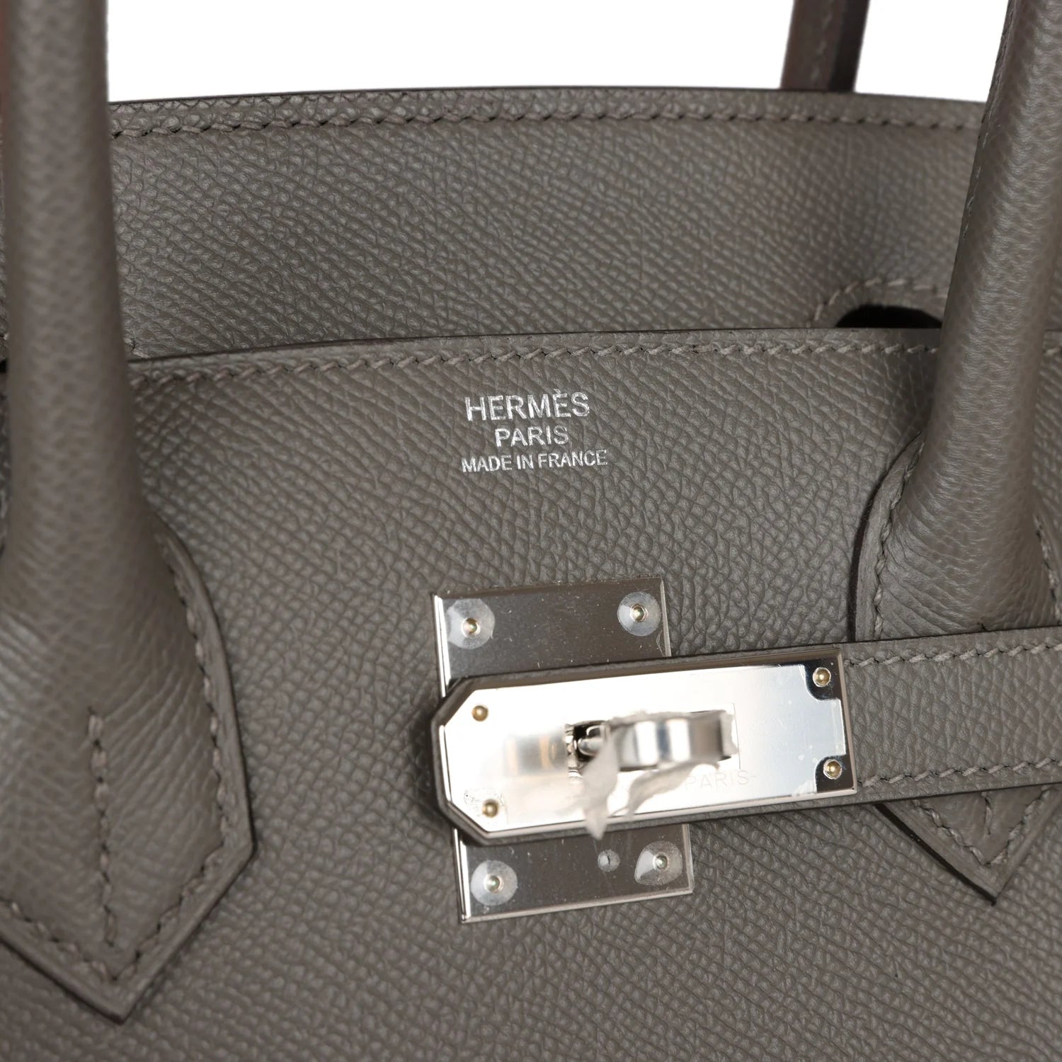 Gris Meyer Epsom Leather 30 Bag O920784