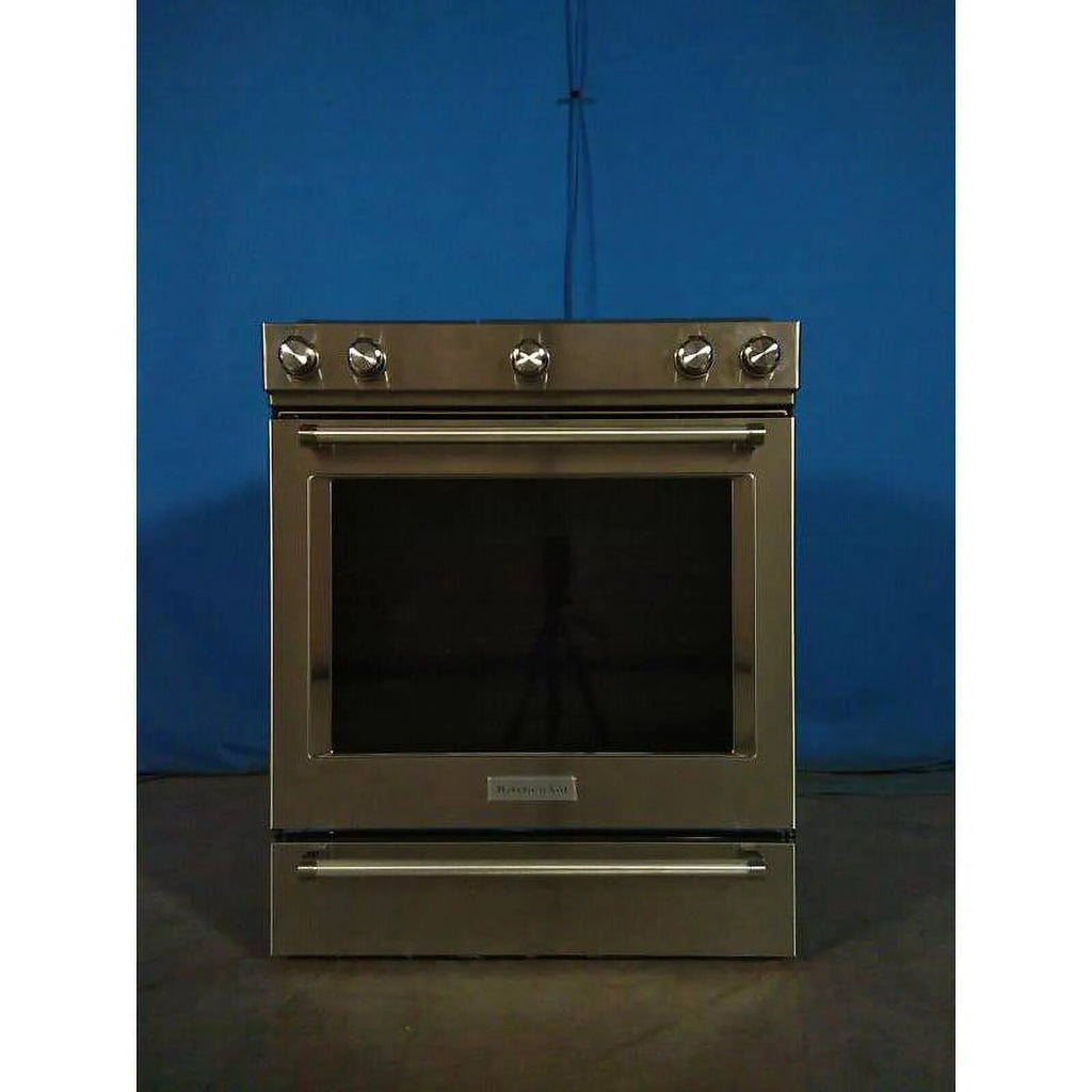 7.1 Cu. Ft. 5 Burner Dual Fuel Slide-in Range B349490
