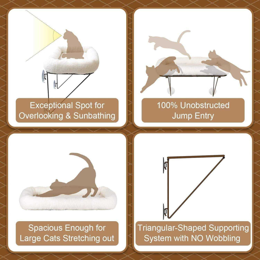 Cat Window Perch Metal Supported I8400
