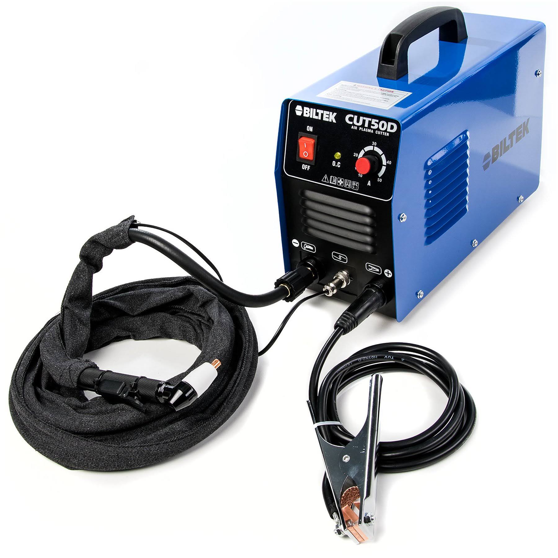 50Amp Air Plasma Cutter, 1/2x22 inch Cut 110V/220V Input Dual Voltage V698325