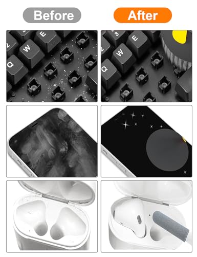 20 in 1 Keyboard Cleaner Kit with Retractable Big Brush and 2.5ml Mist Spray A28199