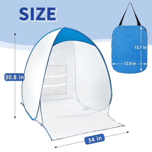 Portable Pop-up Paint Spray Booth Tent with Vents H8455